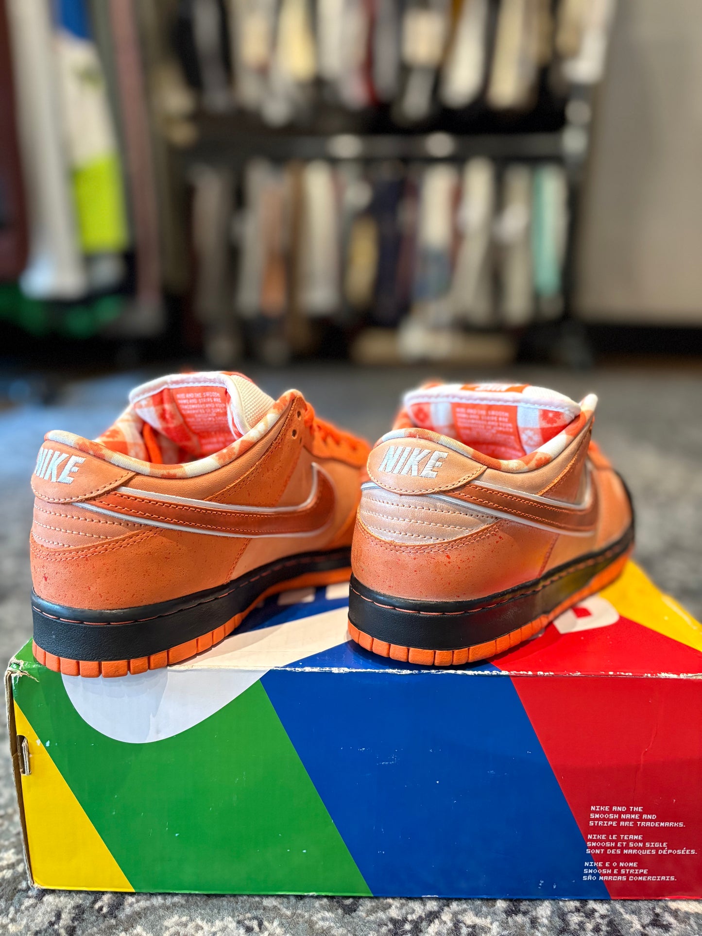 Nike Dunk SB Orange Lobster PO OG ALL Sz 10