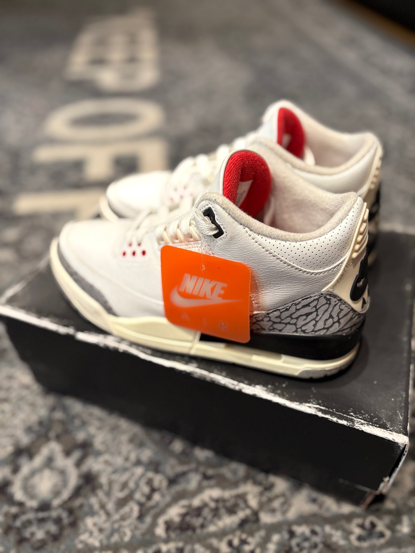 Jordan 3 Retro “White Cement Reimagined” CLEAN OG SIZE 7.5