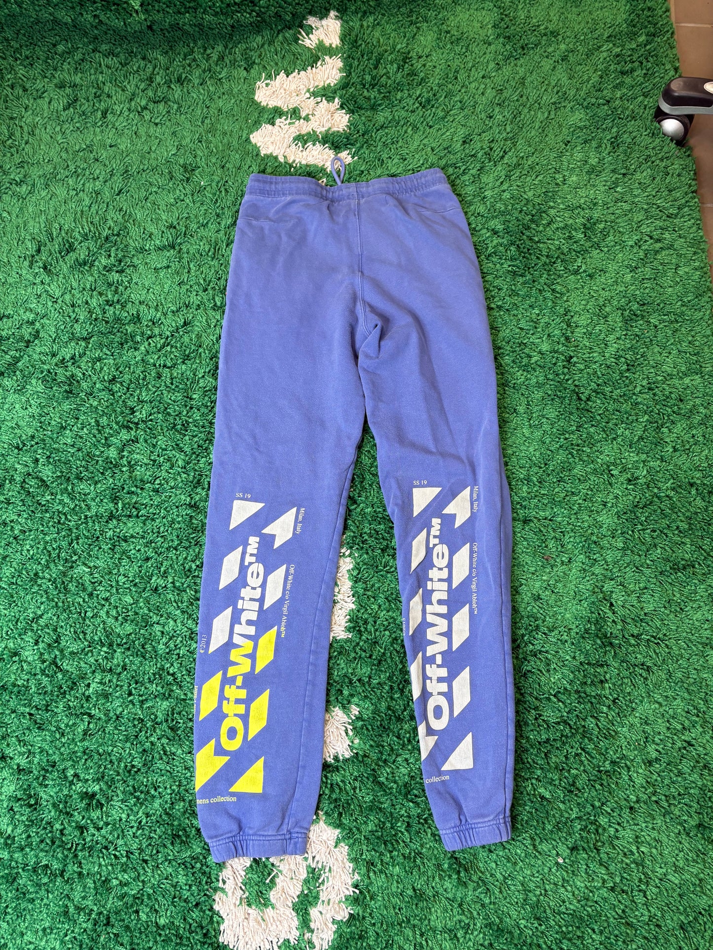 Off-White Sweatpants Blue Size XS