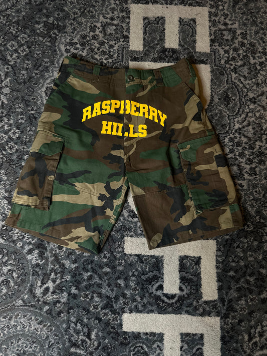Raspberry Hills Camo Shorts