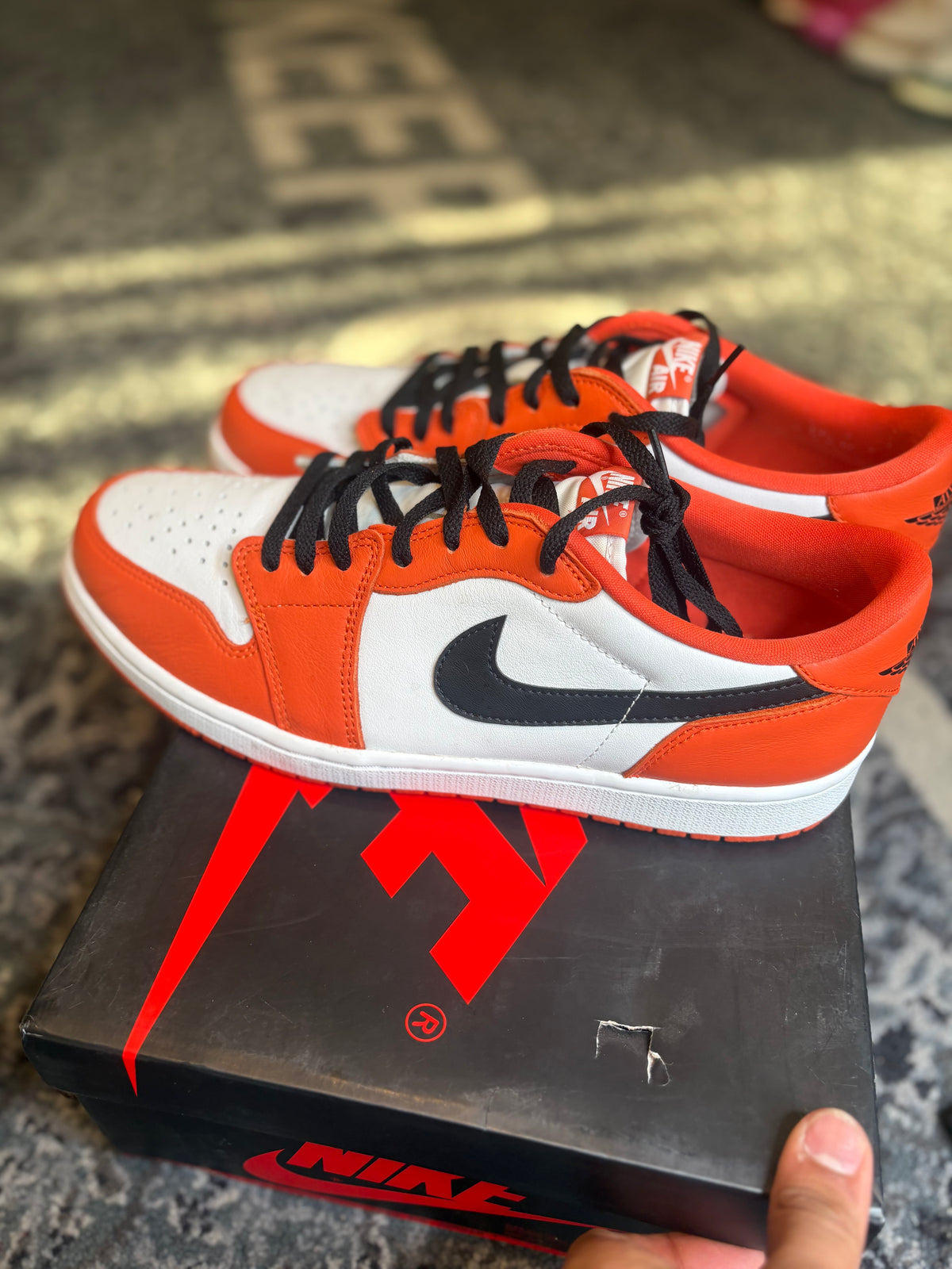 Jordan 1 Retro Low “StarFish” Clean Og Size 11.5