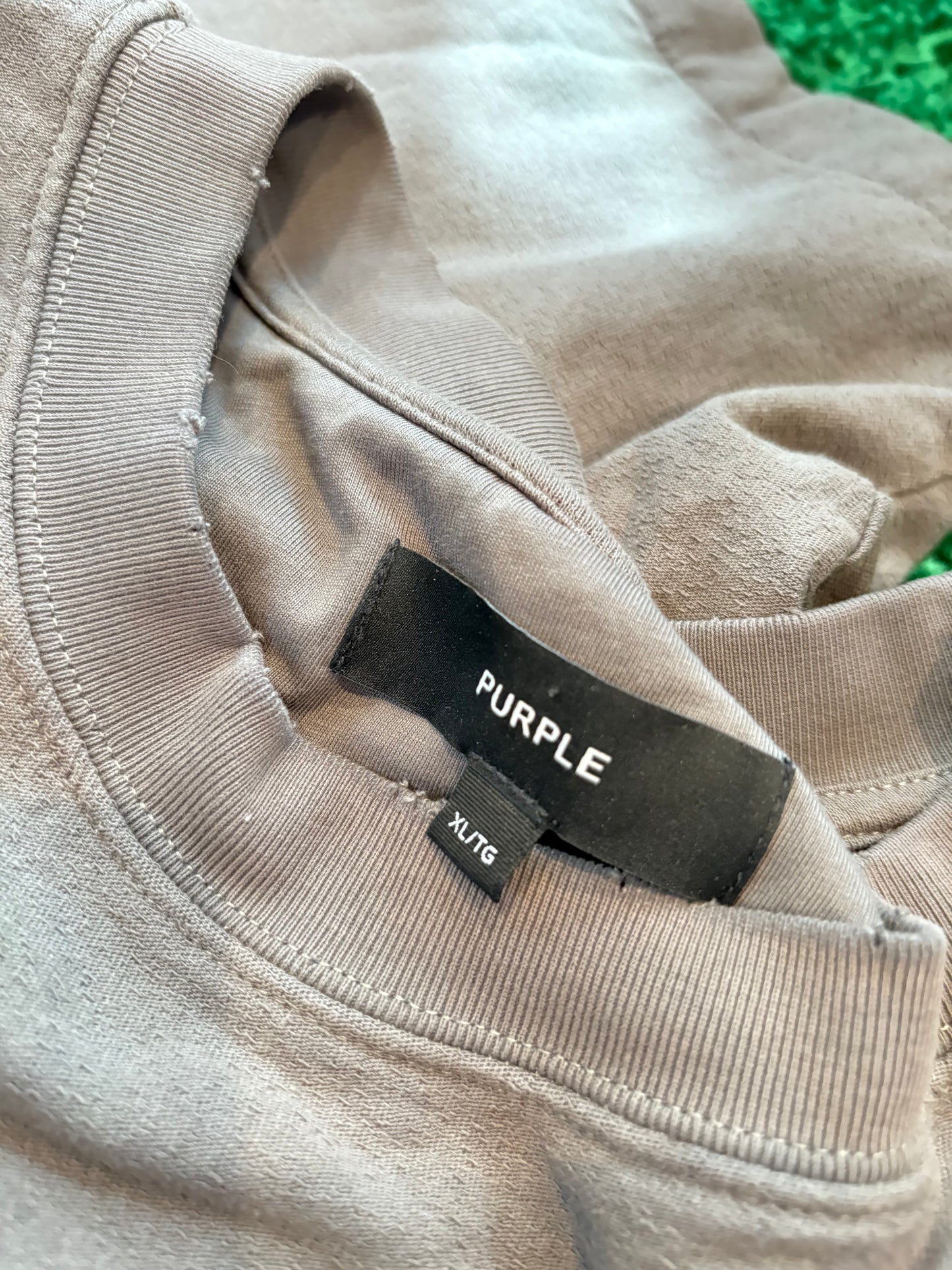 Purple Tee Gray Size XL