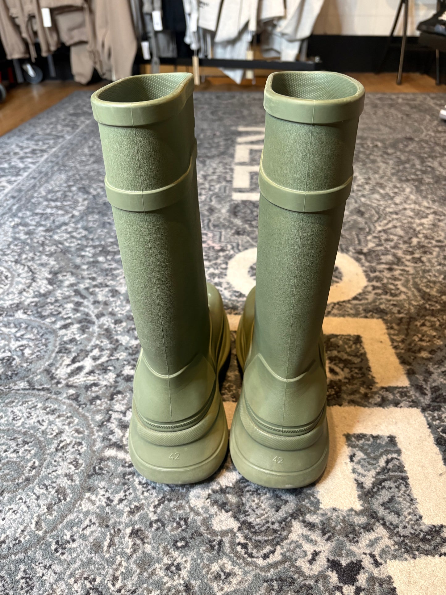 Balenciaga Croc Boot Green Clean Nb Size 9(42 EU)