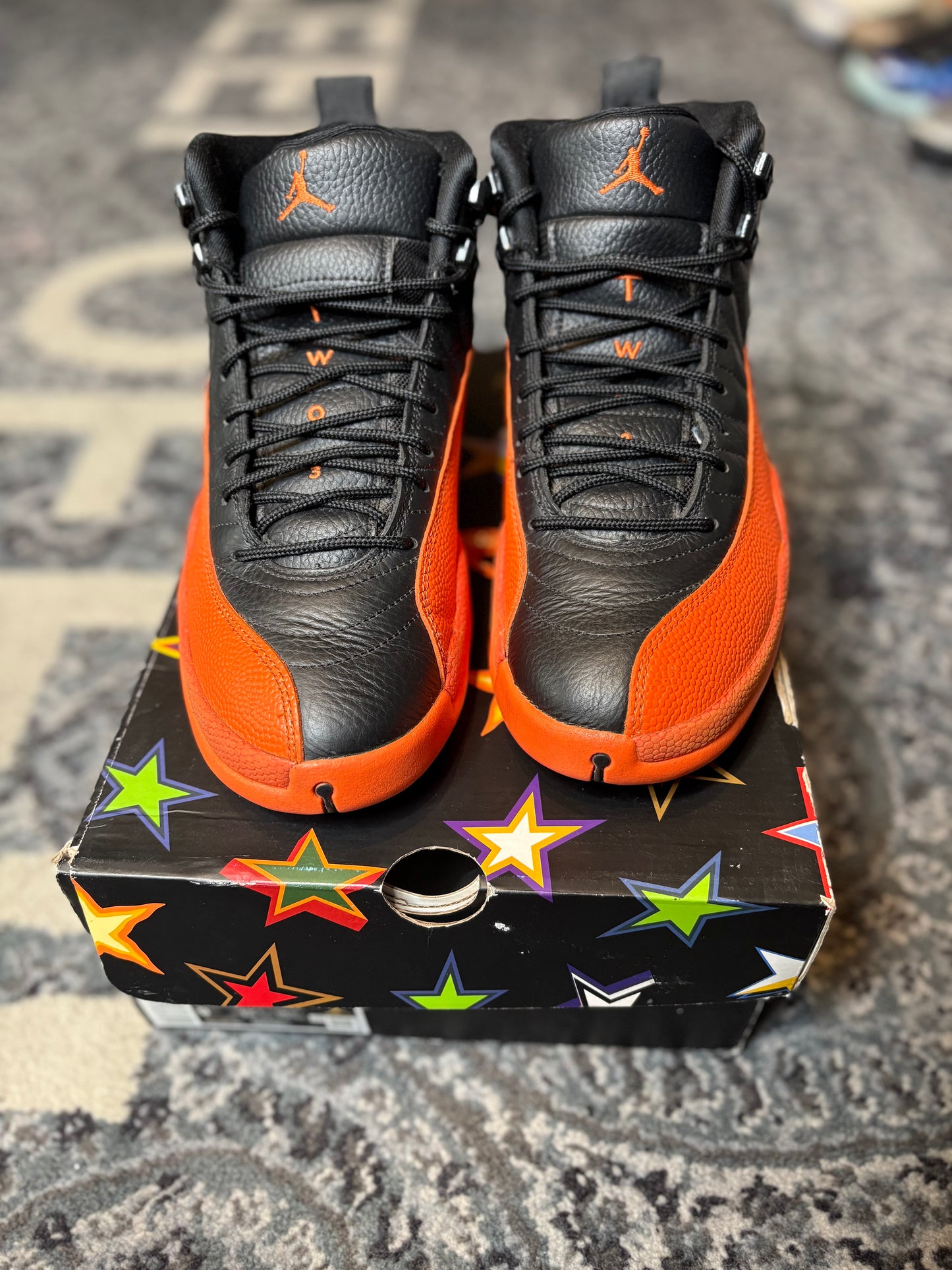 Jordan 12 Retro “WNBA All-Star Brilliant Orange” Clean Og Size 9M/10.5W