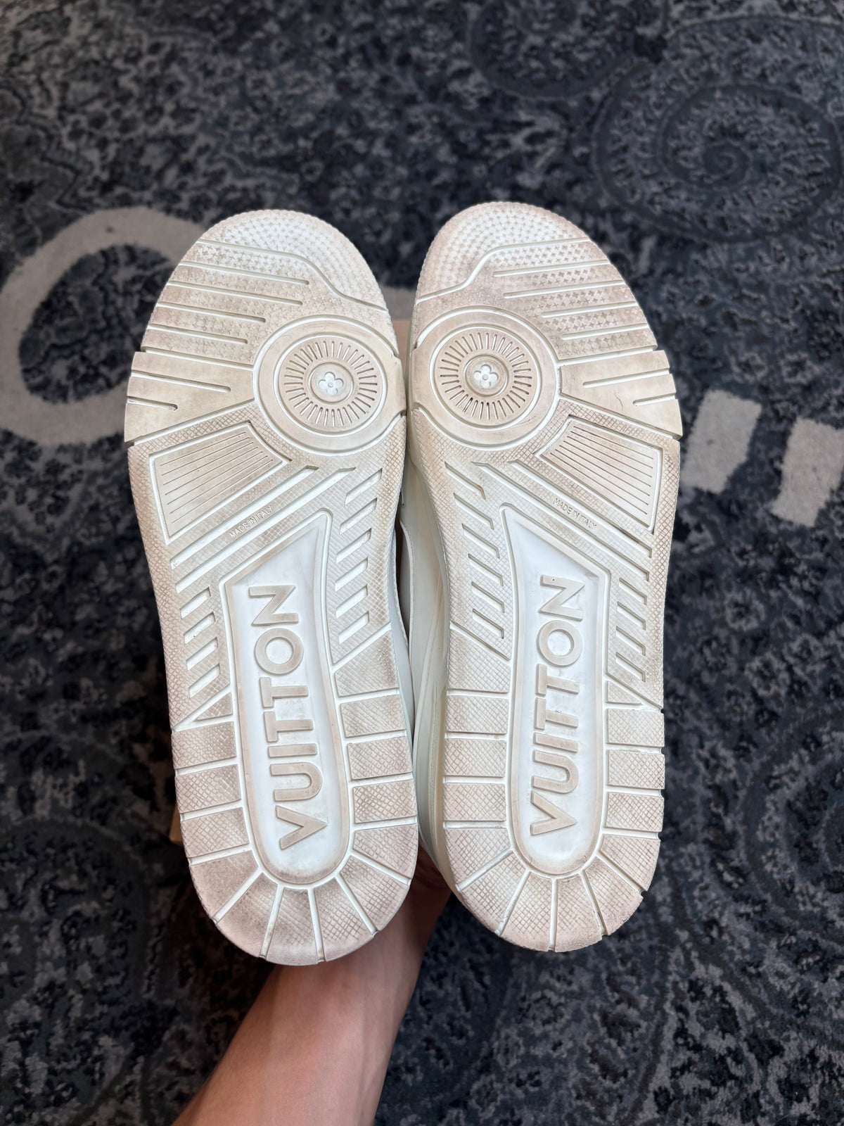 Louis Vuitton Trainer White PO RB Size 9LV