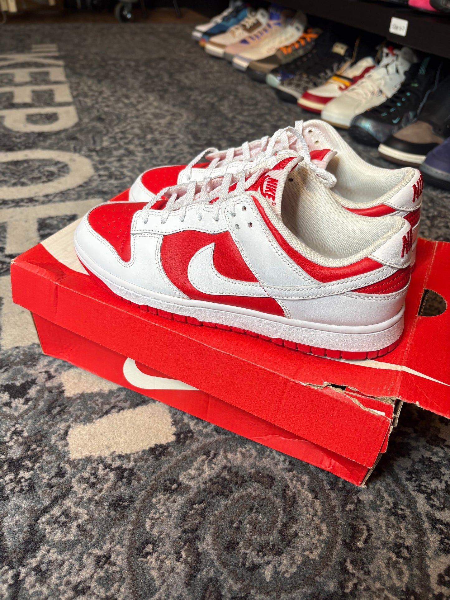Nike Dunk Low “Championship Red” Clean Og Size 10