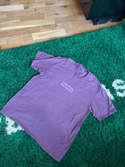 Supreme Purple Box Logo Tee Size XL