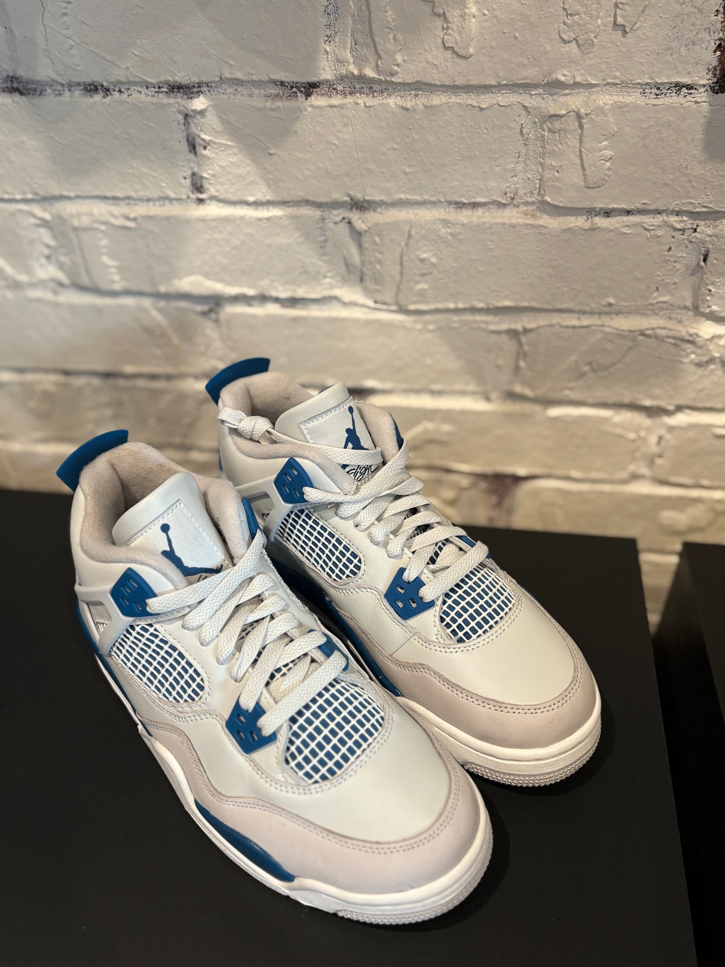 Jordan 4 Retro Military Blue Clean NB Size 7y