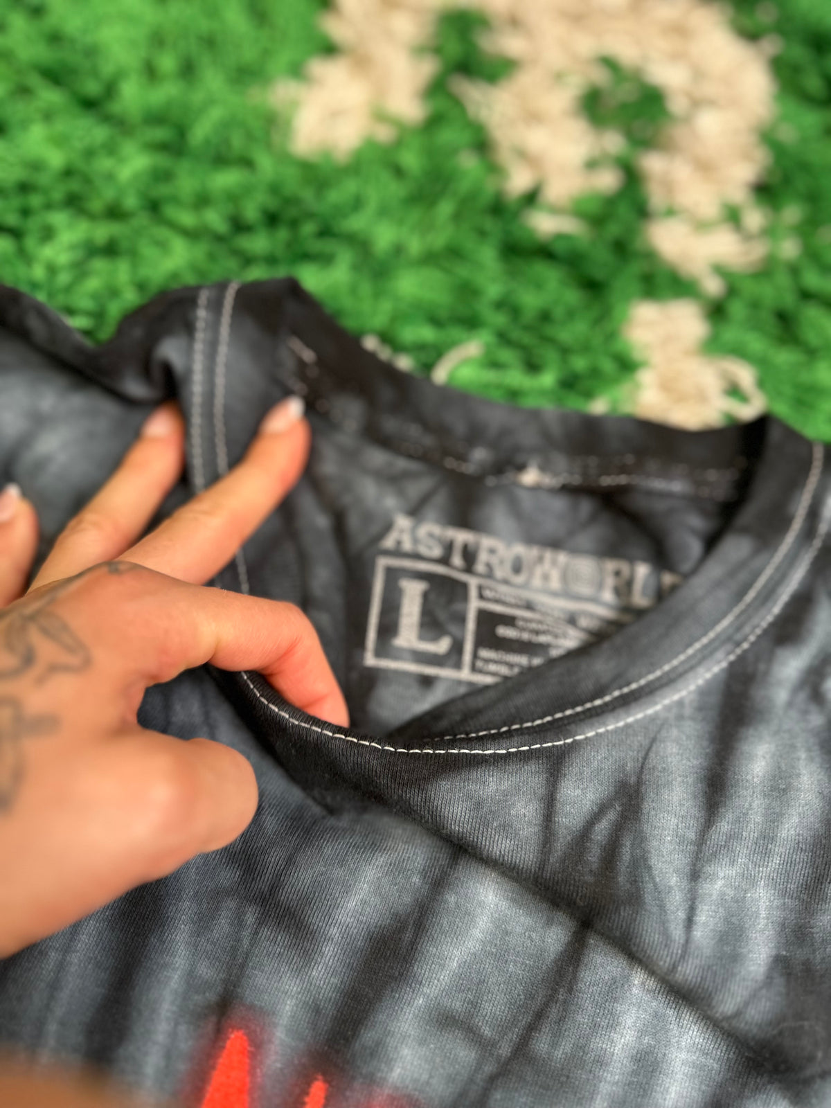Astroworld No Bystanders Tee Size Large