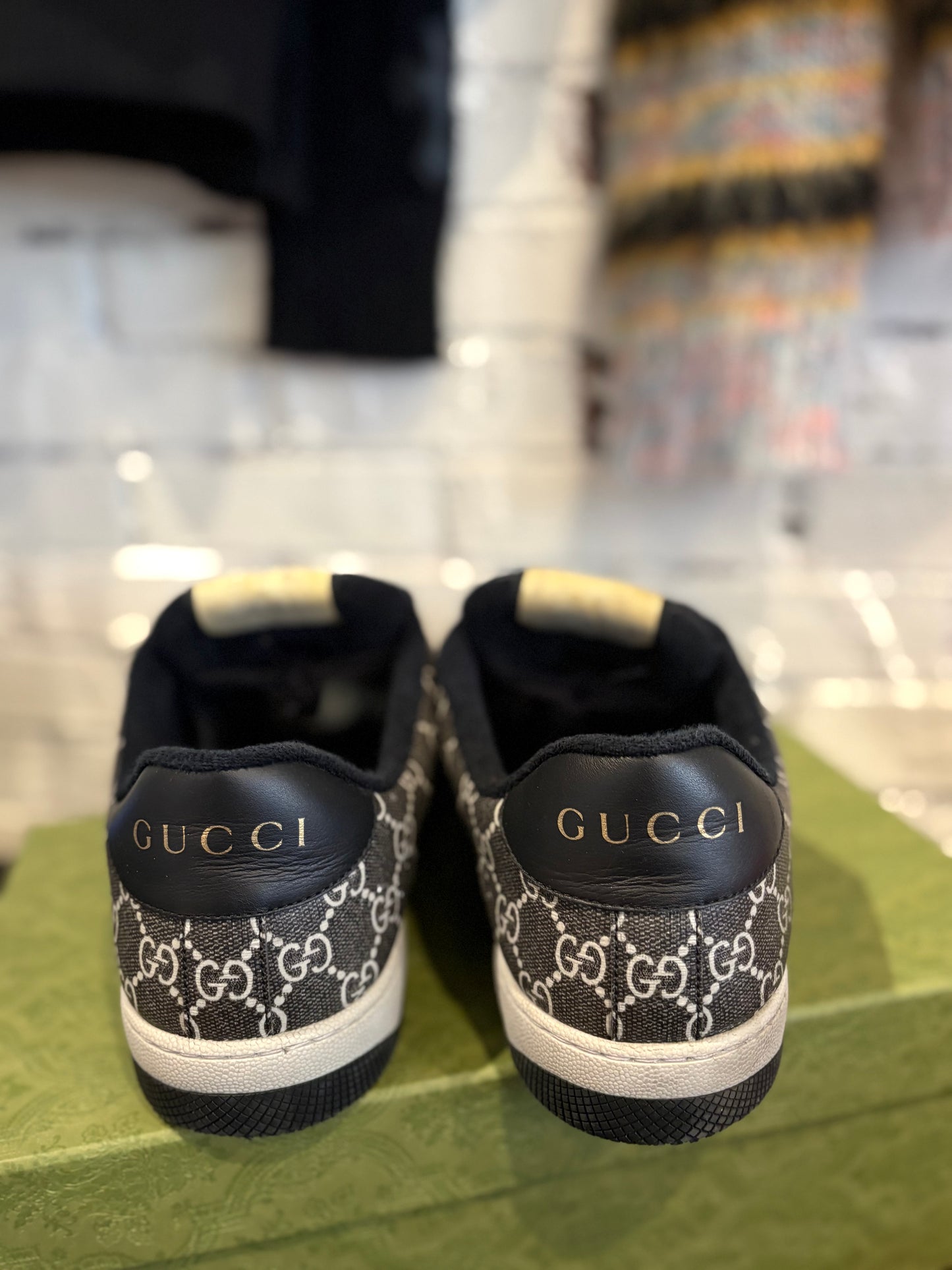 Gucci Screener Sneaker Gray Monogram Clean OG Size 12G