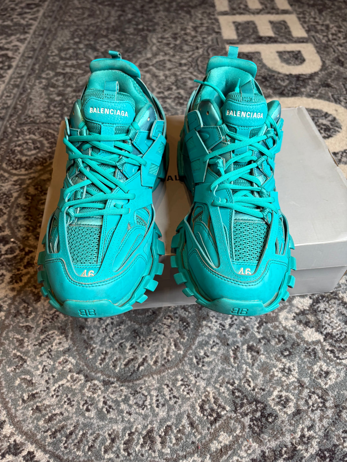 Balenciaga Track “Dark Turquoise” Clean Og Size 13 (46 EU)