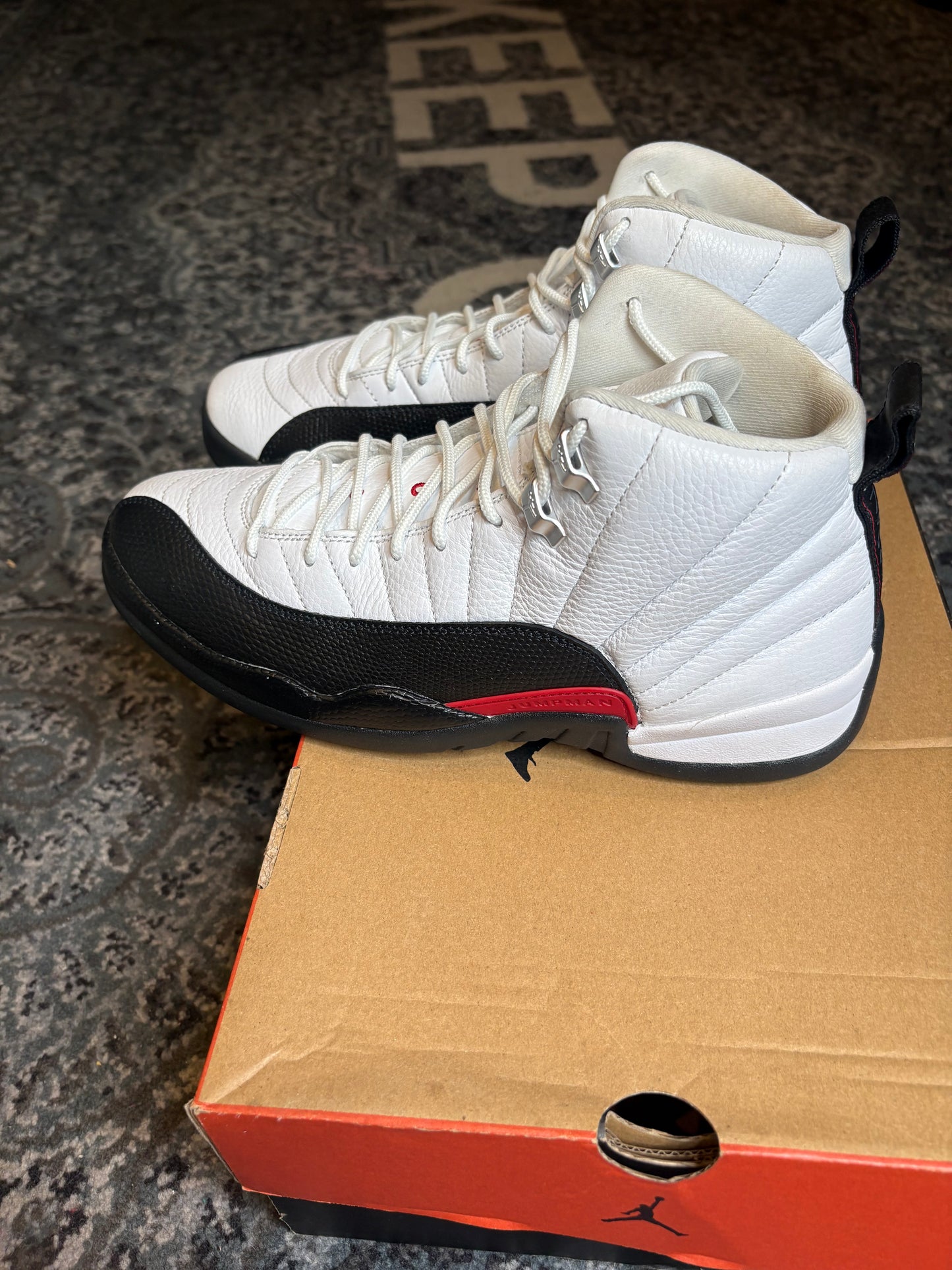 Jordan 12 Retro “Taxi Flip” Clean Og Size 10