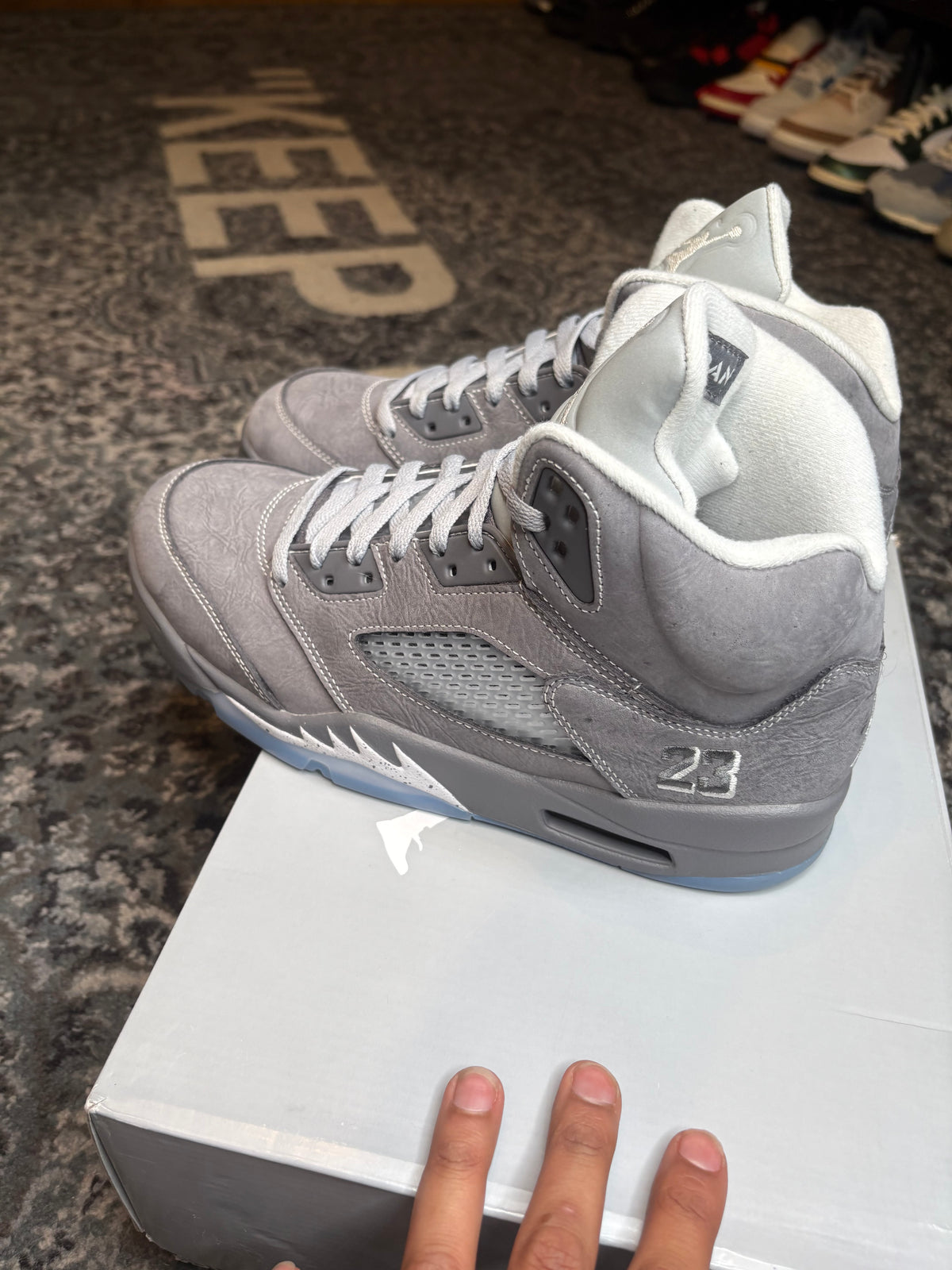 Jordan 5 Retro “Wolf Grey” Clean Og Size 10