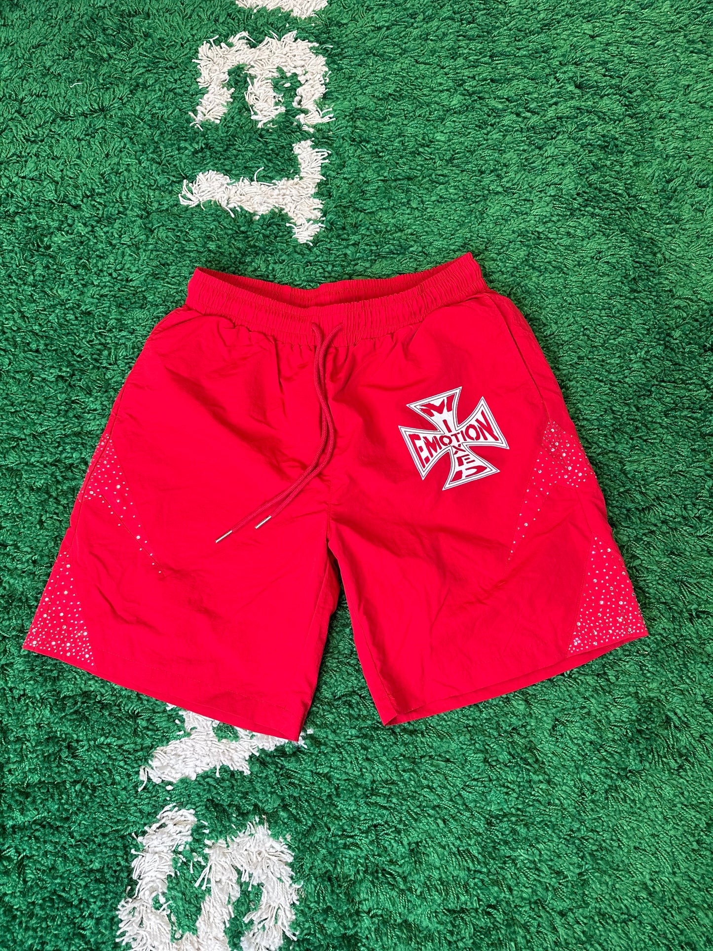 Mixed Emotions Red Shorts Size Medium