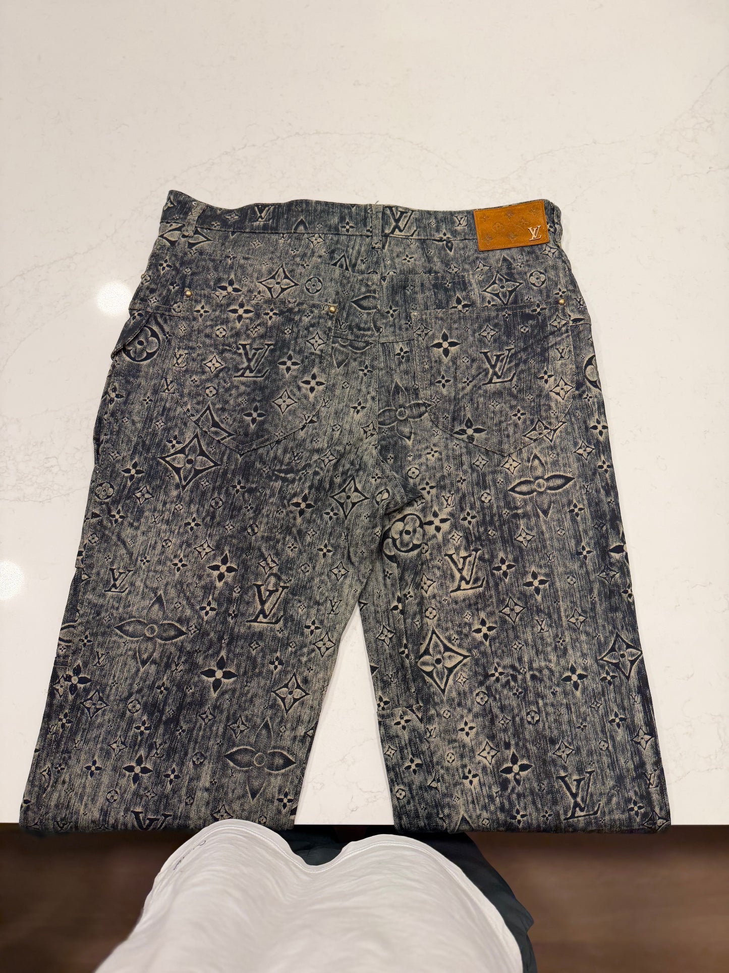 Louis Vuitton Monogram Jeans Size 34