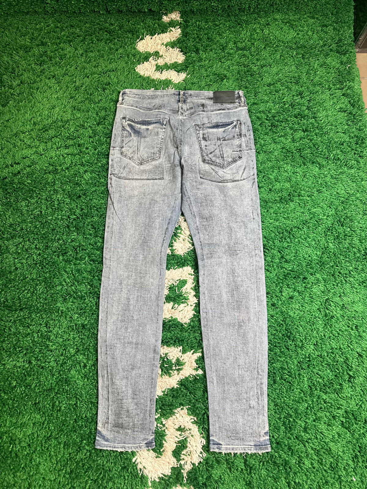 Purple Jeans Waxed Size 33