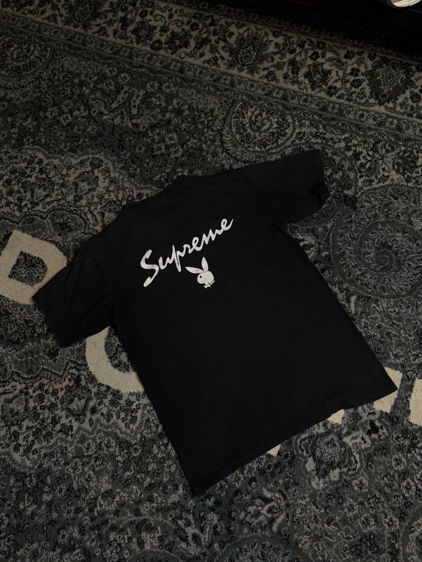 Supreme Playboy Tee Black Size Medium