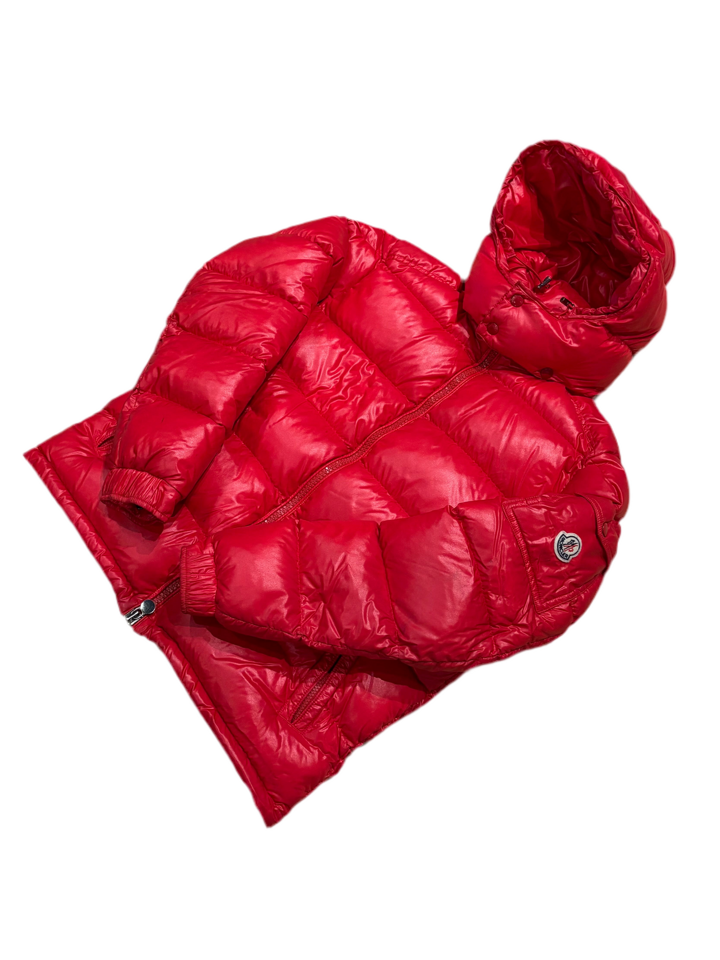Moncler Red Puffer Size Medium