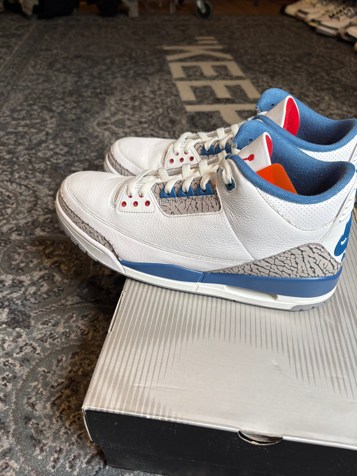 Jordan 3 Retro “True Blue” Clean Og Size 13
