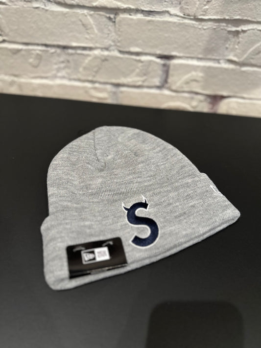 Supreme Gray Devil S Logo Beanie DS