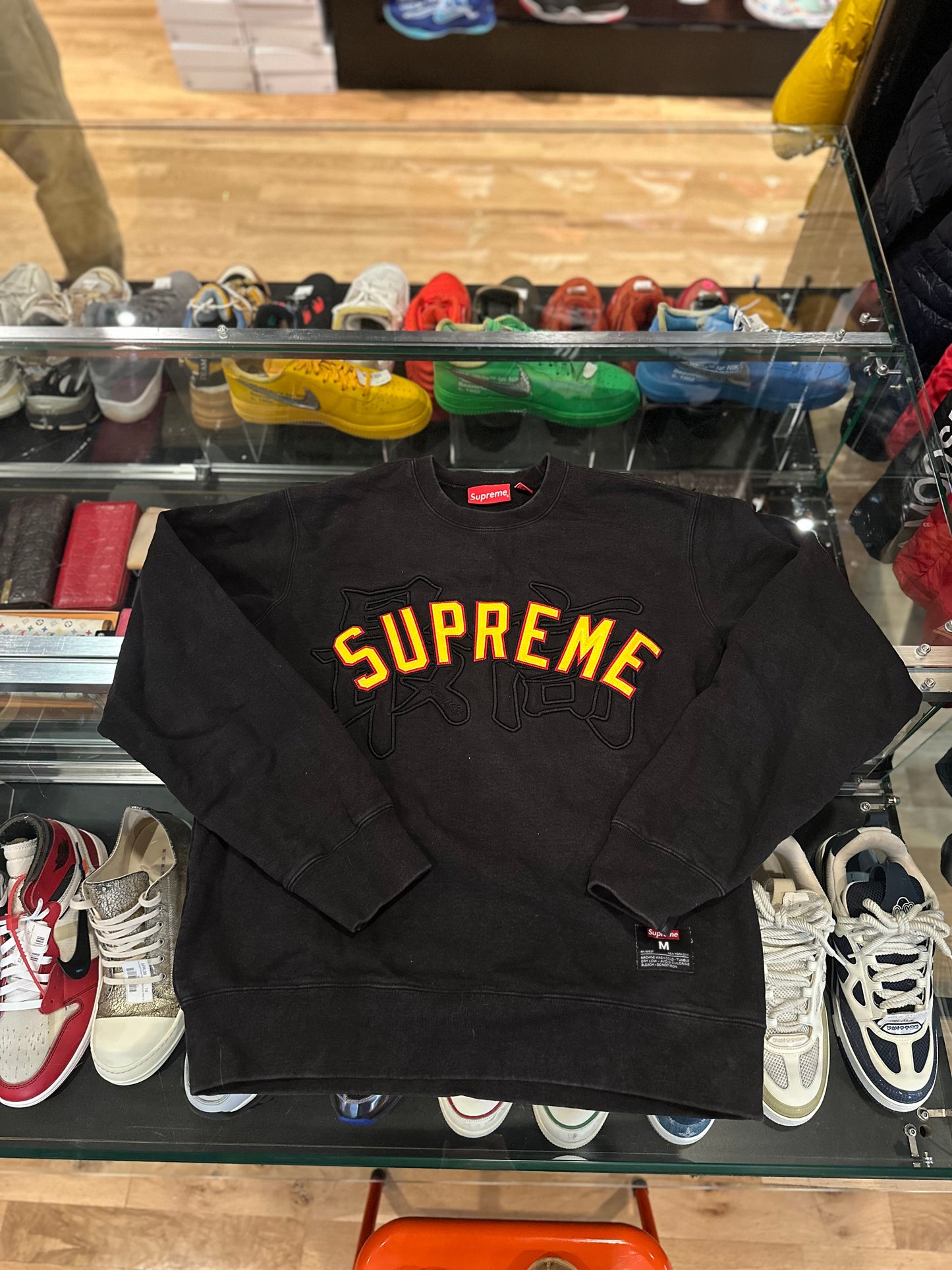 Supreme Kanji Logo Hoodie Size Medium