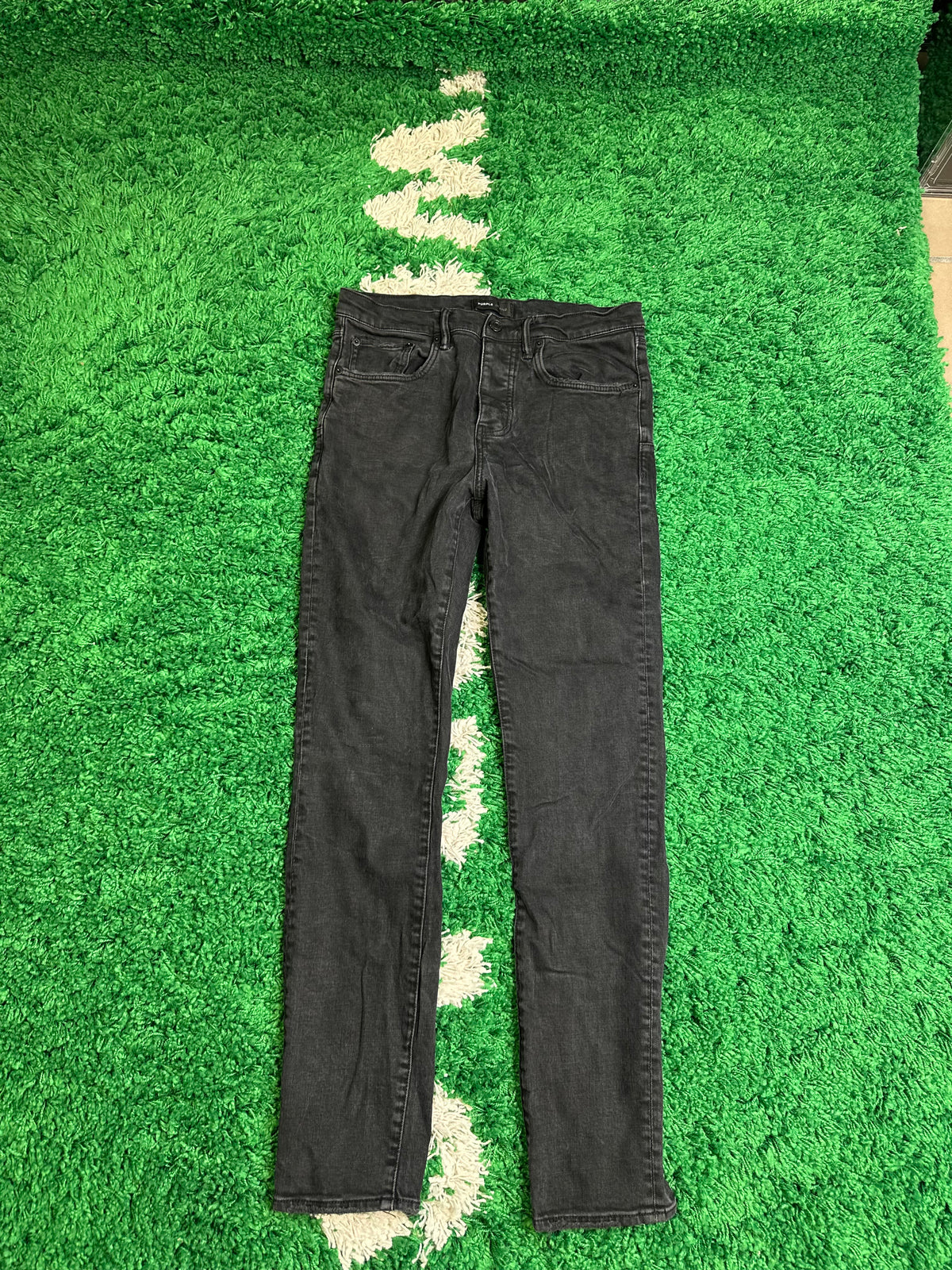 Purple Jeans Black Size 32