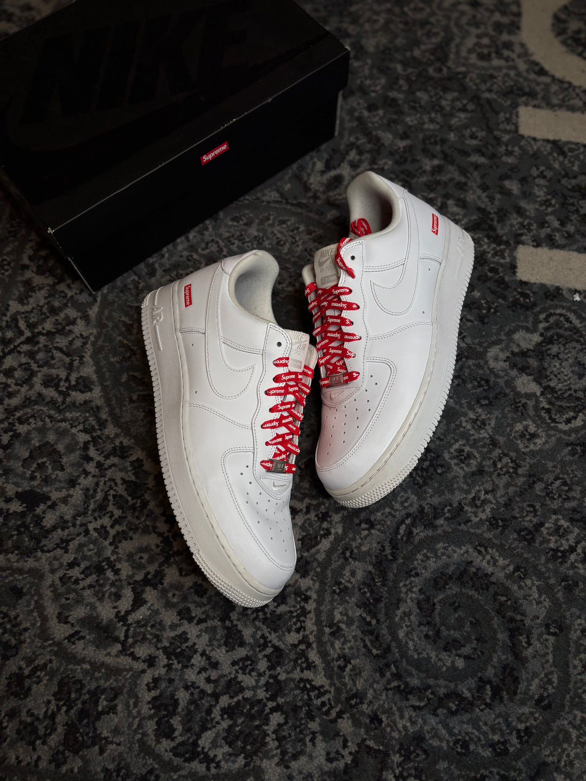 Nike Air Force 1 “White Supreme” Po Og Size 12