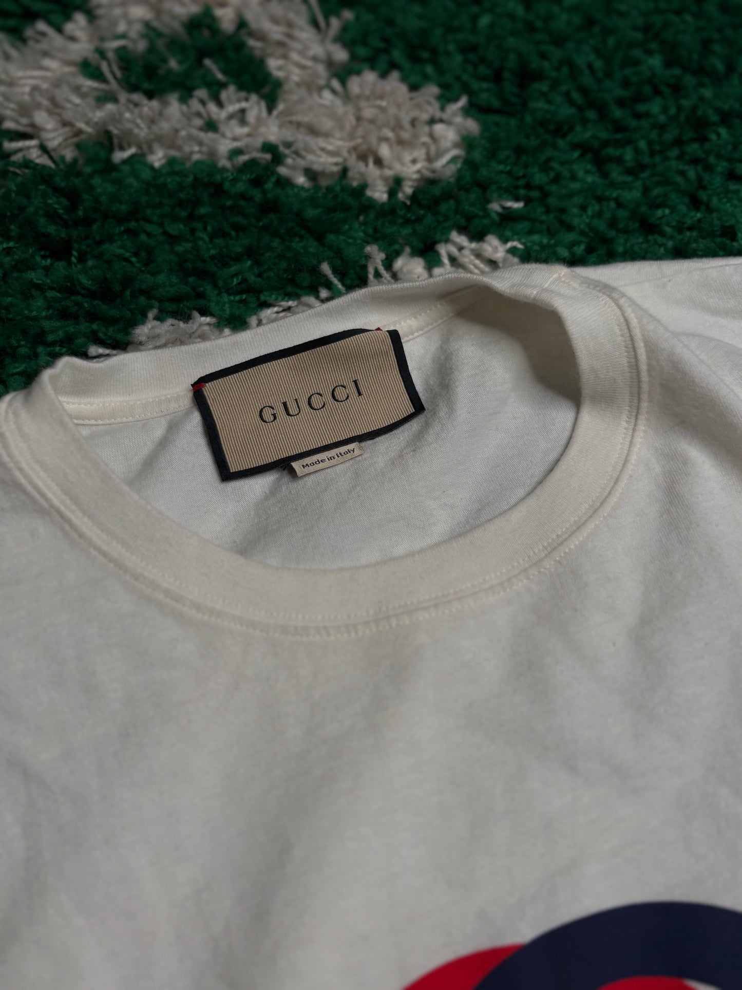 Gucci Logo Tee White Size 4XL