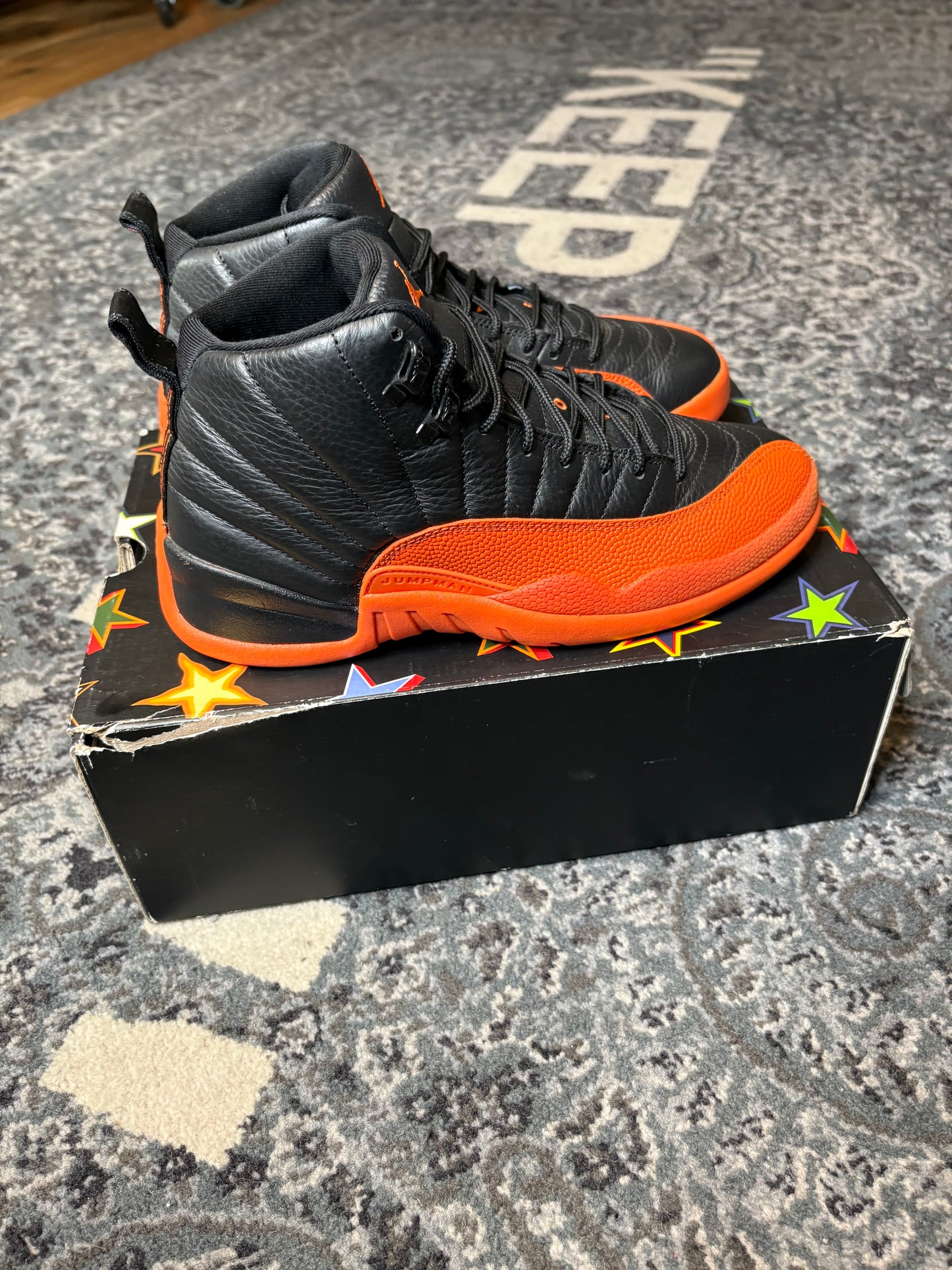 Jordan 12 Retro “WNBA All-Star Brilliant Orange” Clean Og Size 9M/10.5W