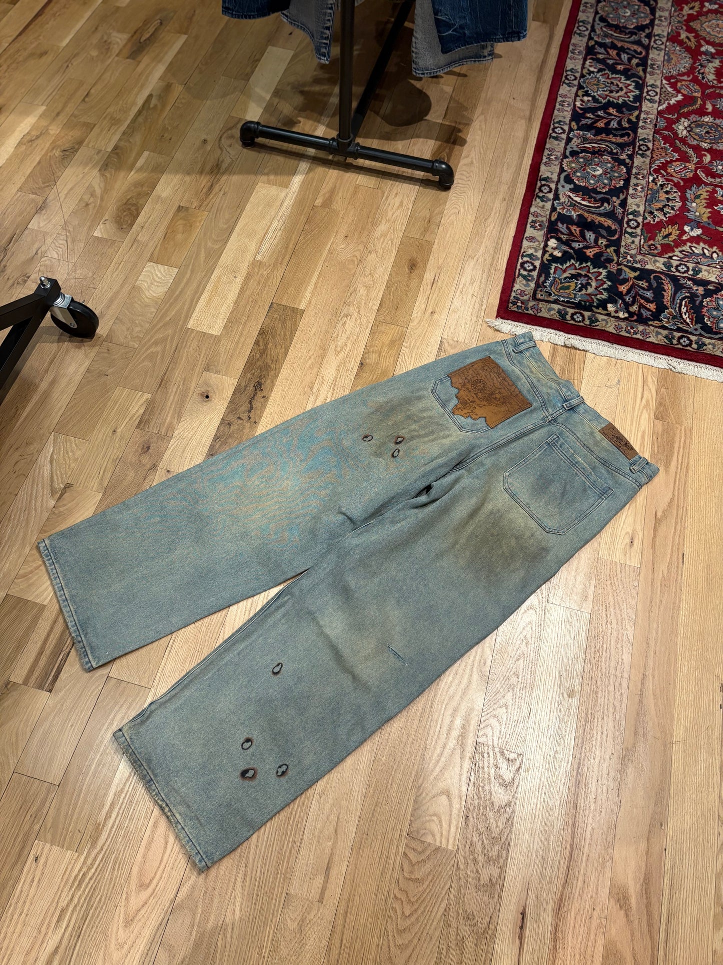 Birth of Royal Child Pirate Jeans Size Large