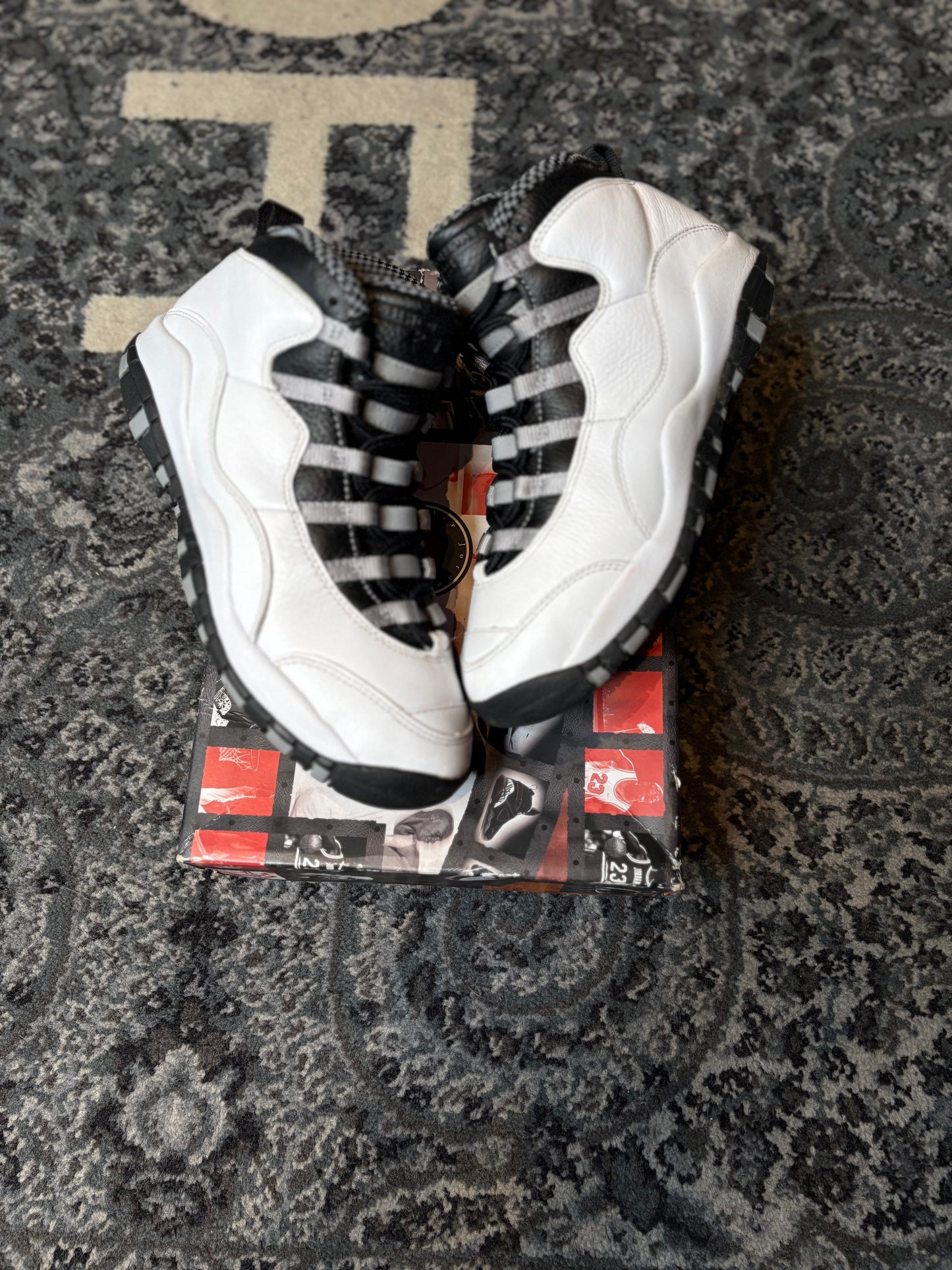 Jordan 10 Retro “Steel” Po Og Size 6.5Y