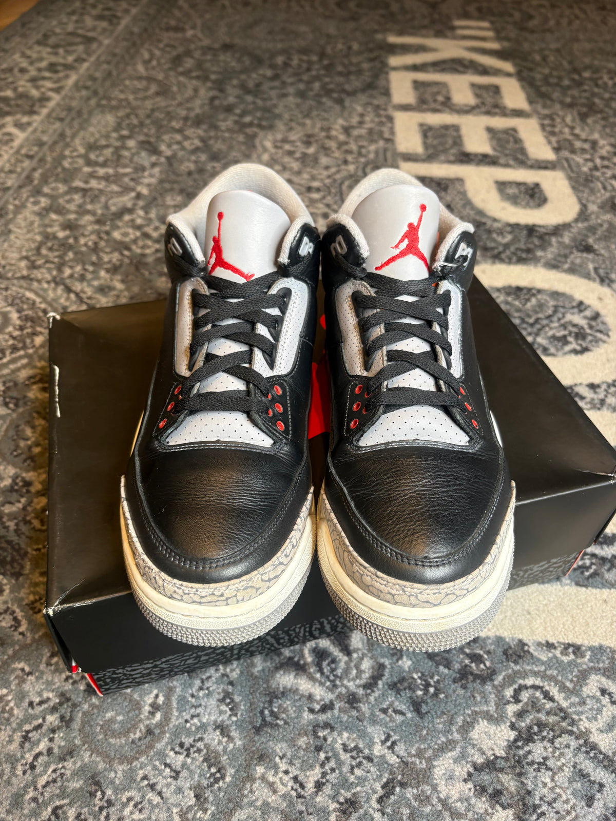 Jordan 3 Retro “Black Cement” Clean Og Size 11.5