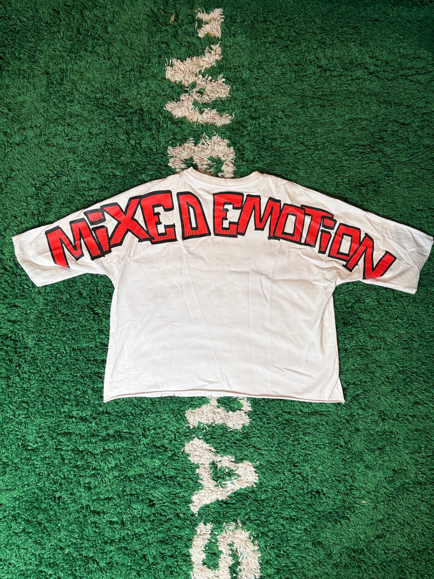 Mixed Emotions Tee White Size Medium
