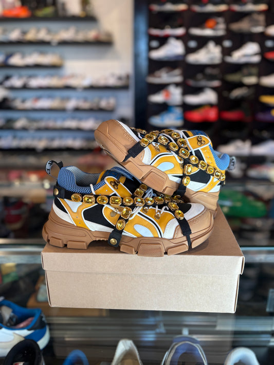 Gucci Flashtrek Rhinestone Clean RB Size 11