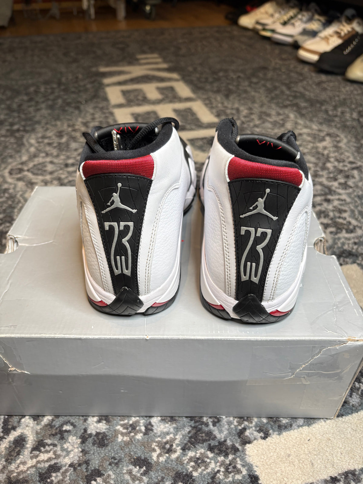 Jordan 14 Retro “Black Toe” Clean Og Size 8.5