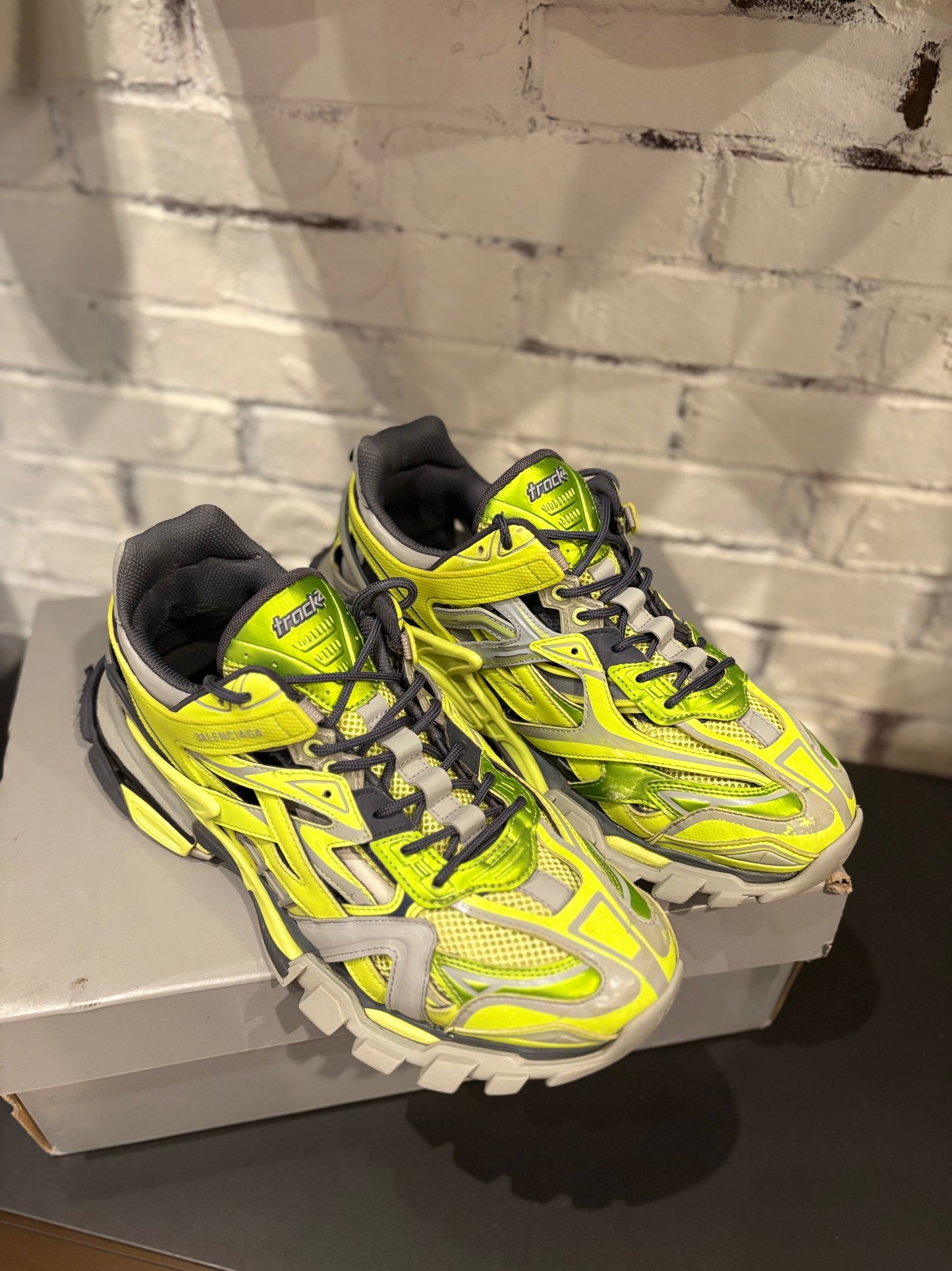 Balenciaga Trainers Gray/Yellow Clean OG Size 45