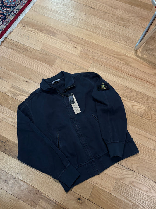 Stone Island Navy Canvas Jacket DS Size Large