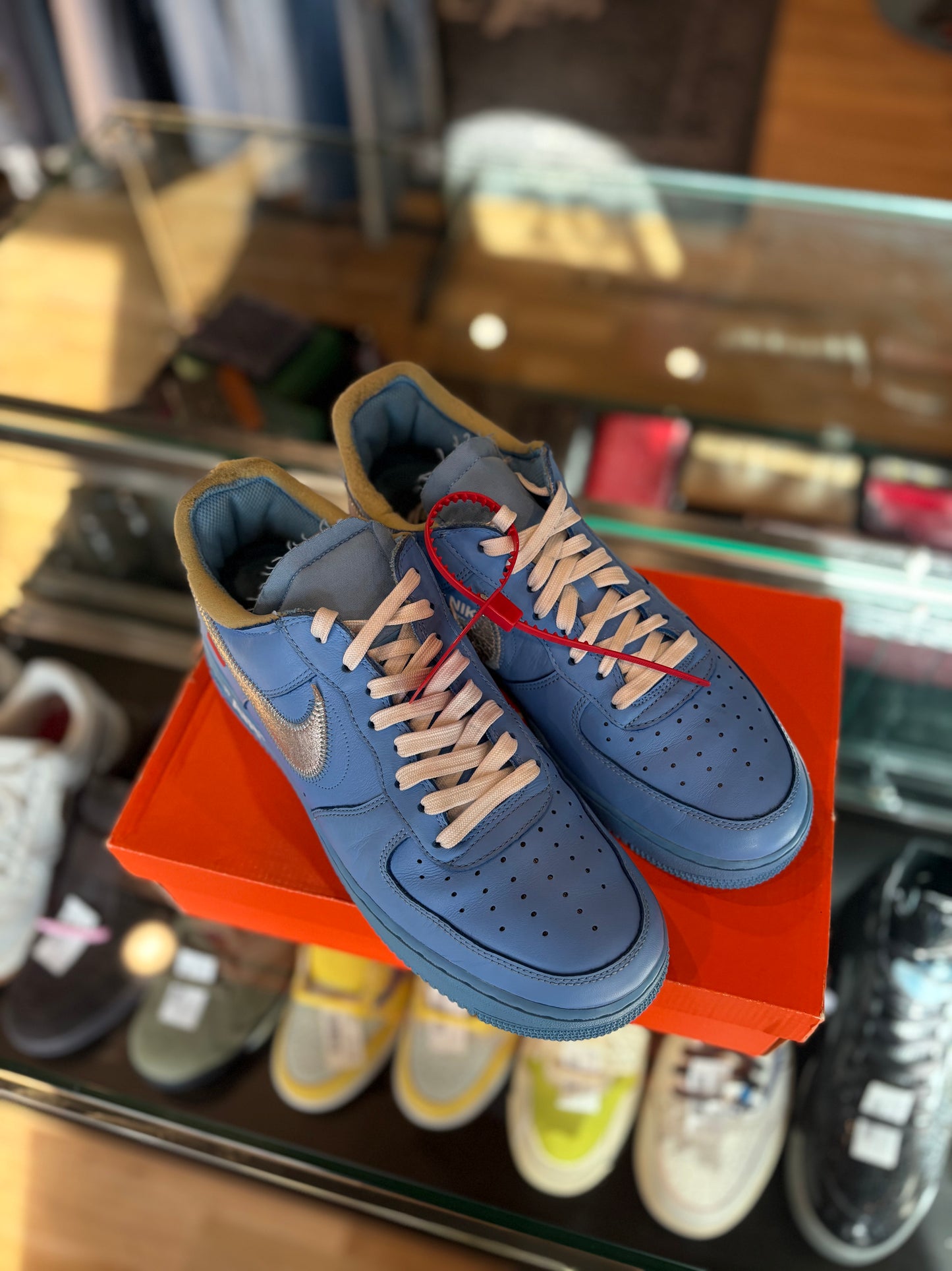 Air Force 1 Off-White MCA UNC Blue Clean RB Size 10.5
