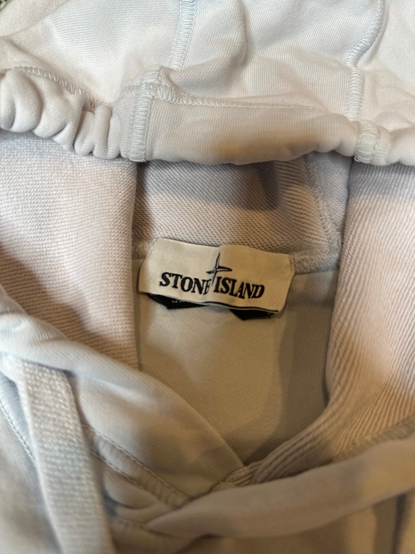 Stone Island Hoodie White Size Large