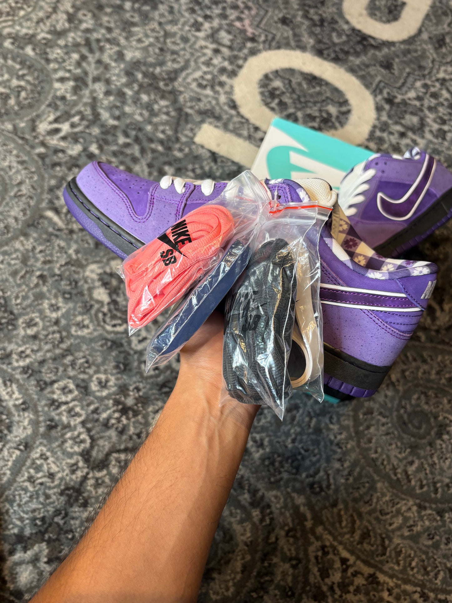 Nike Sb Dunk “Concept Purple Lobster” Ds Og Size 10.5
