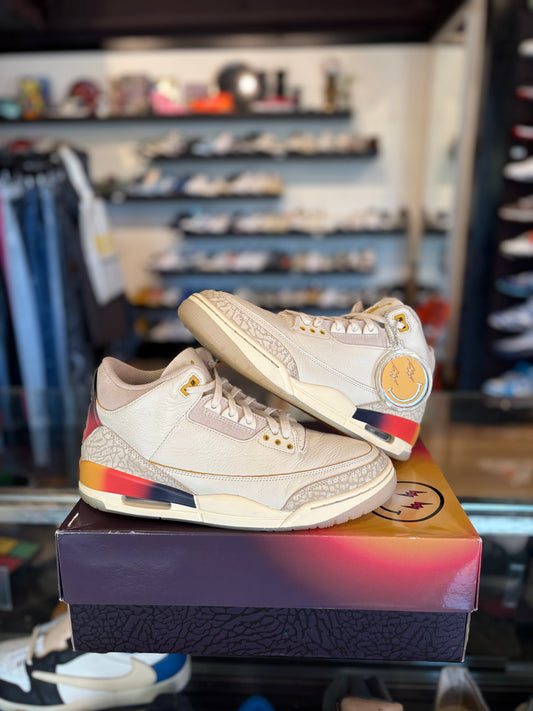 Jordan 3 Retro J Balvin Medellin Sunset Clean OG Size 10.5