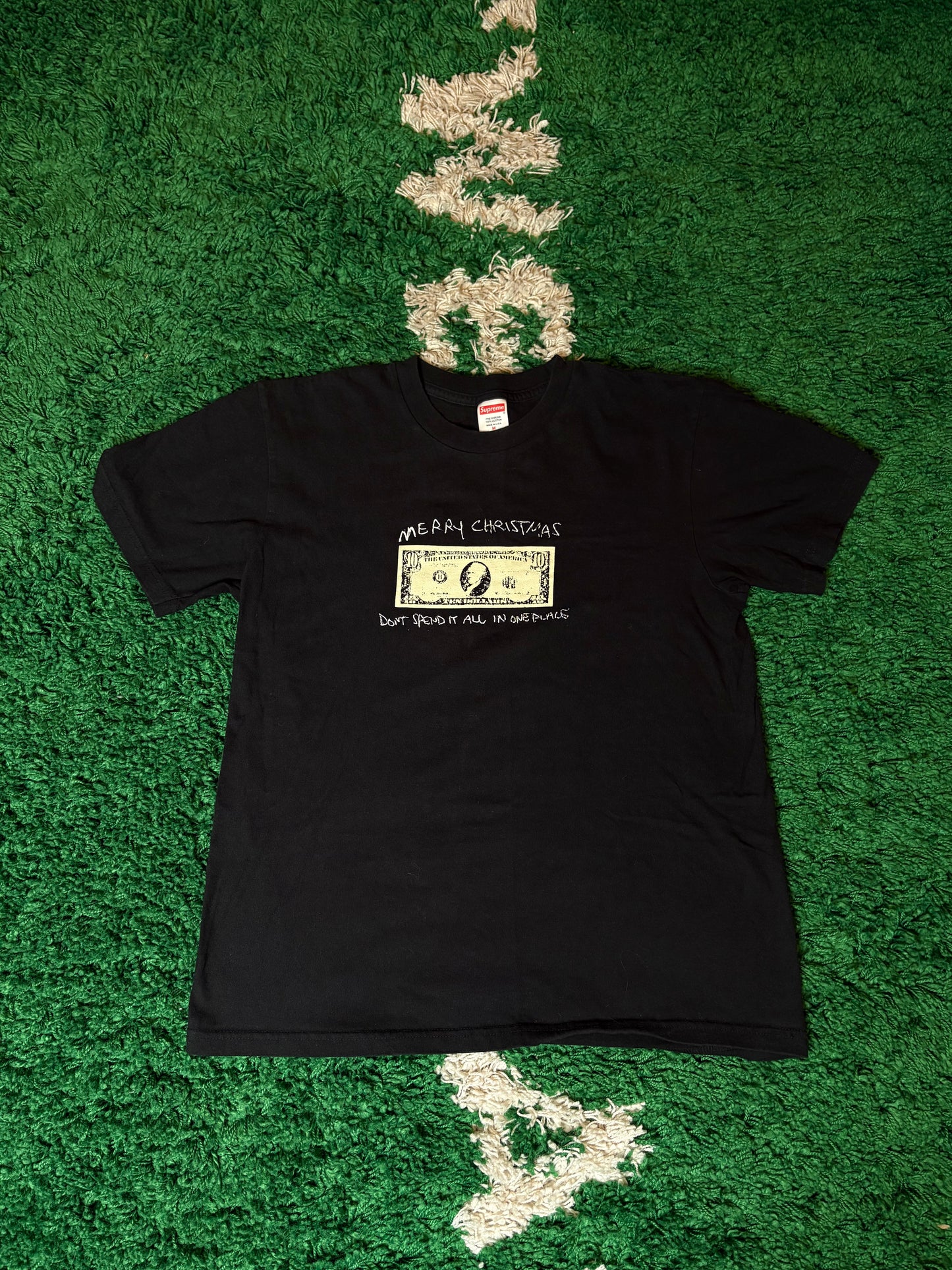 Supreme Money Tee Black Size Medium