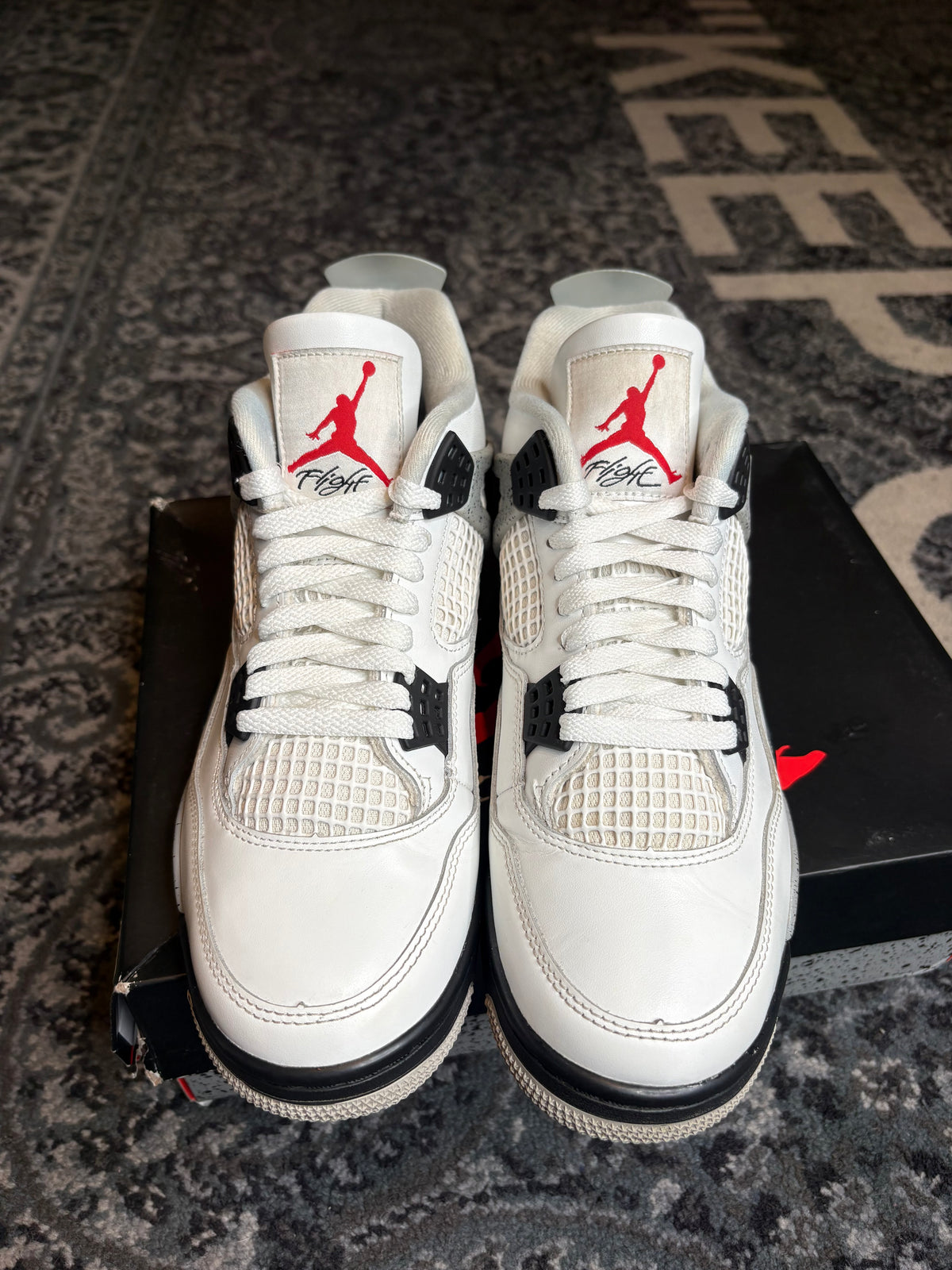 Jordan 4 Retro “White Cement” Clean Og Size 8.5