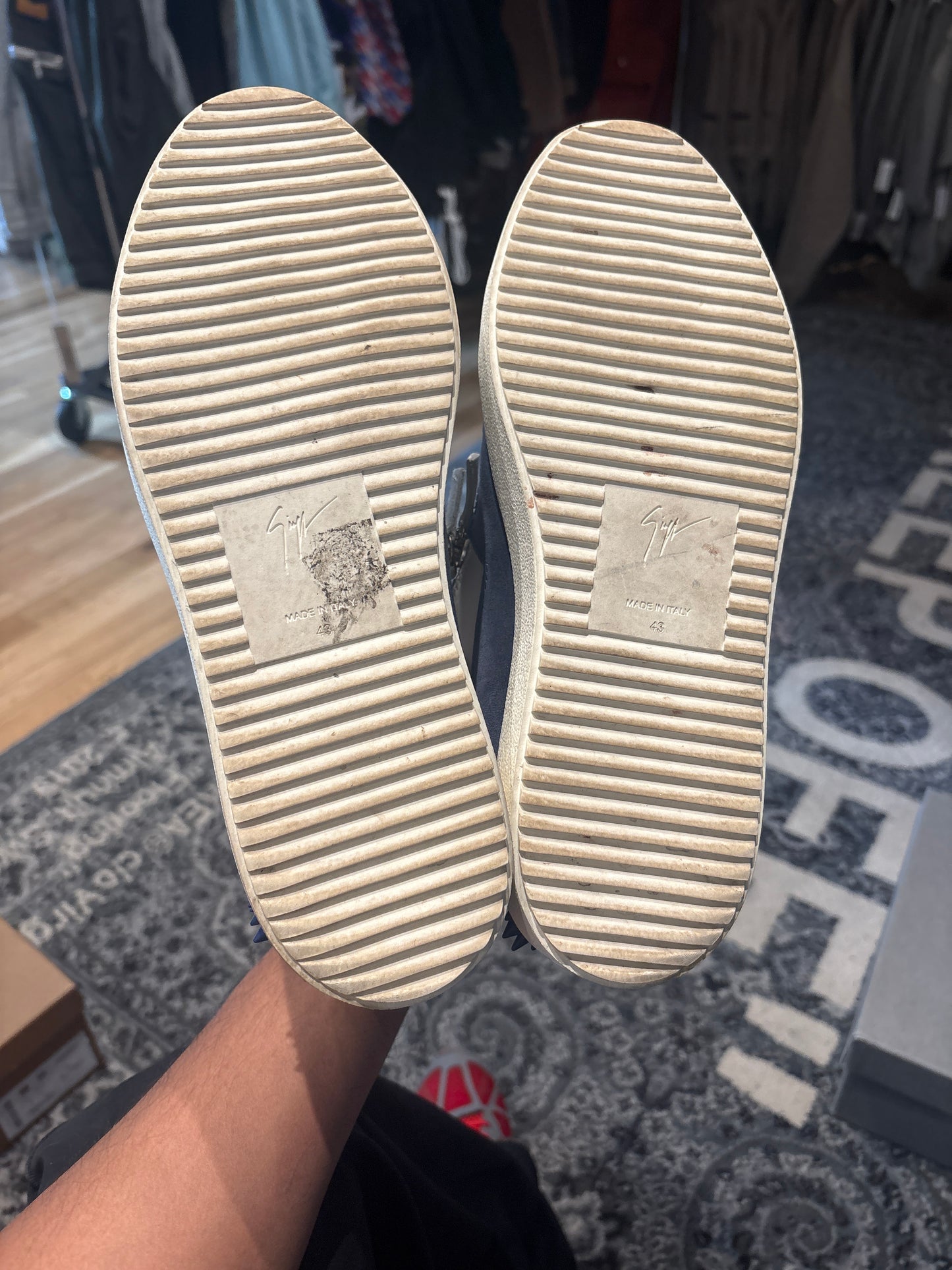 Guiseppe Zanotti London Spiked PO OG SIZE 10