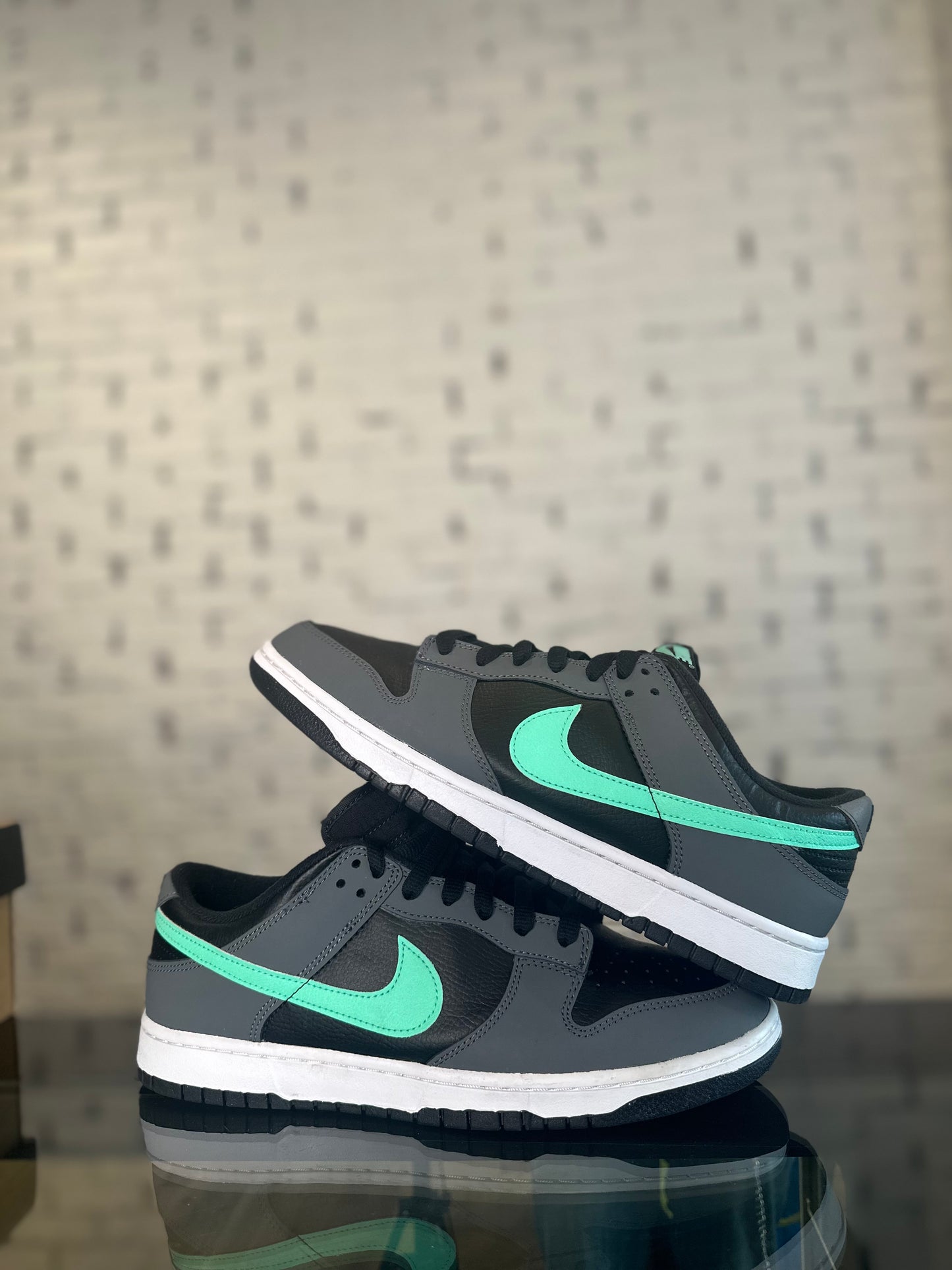 Nike Dunk Low “Green Glow” Size 12 PO OG