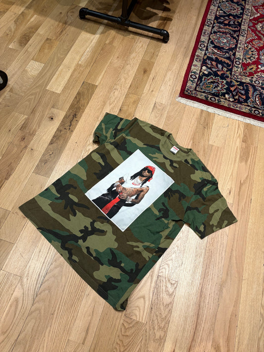 Supreme Playboi Carti Tee Camo Size Large
