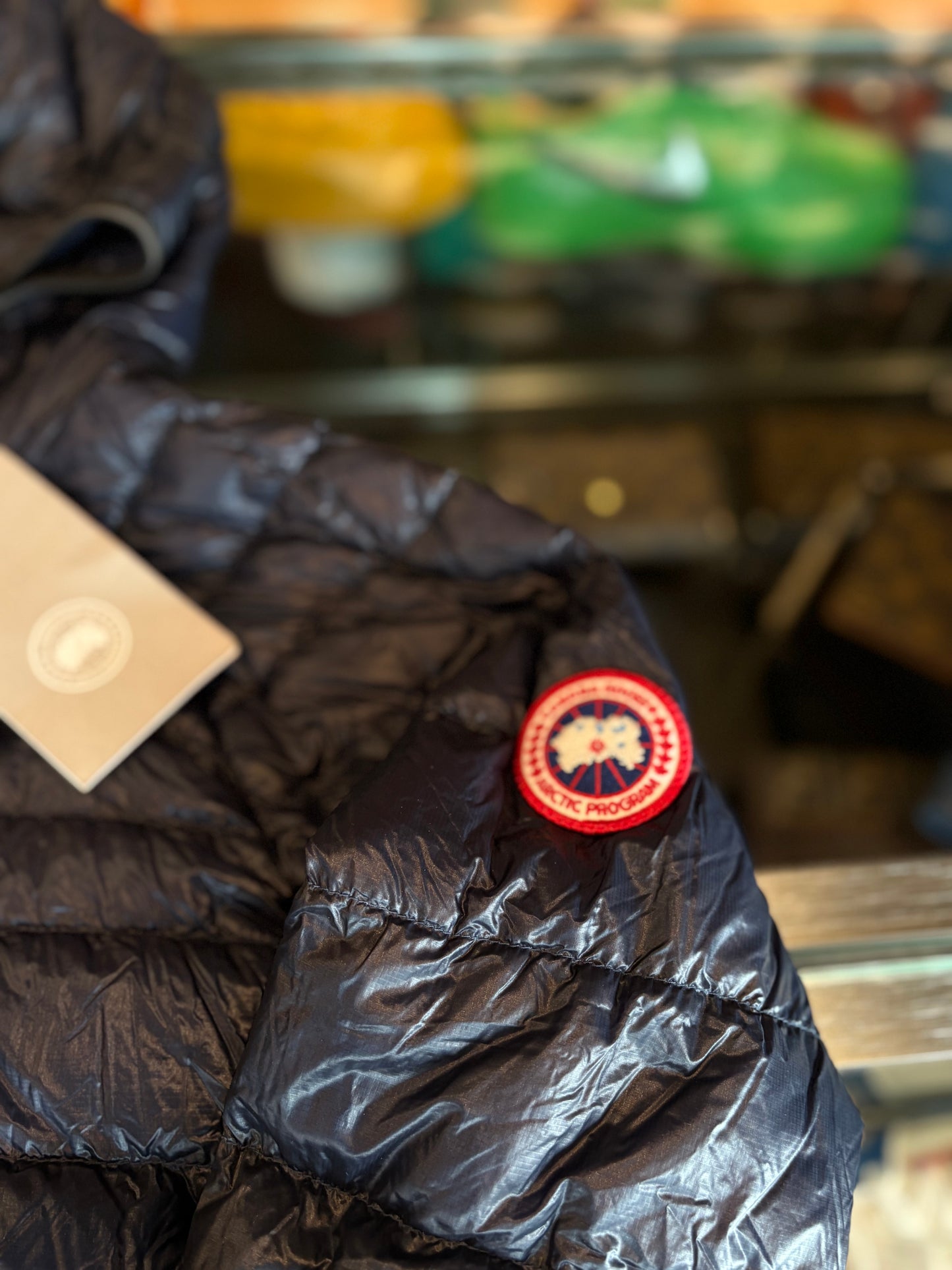 Canada Goose Navy Down Light Puffer Size Medium