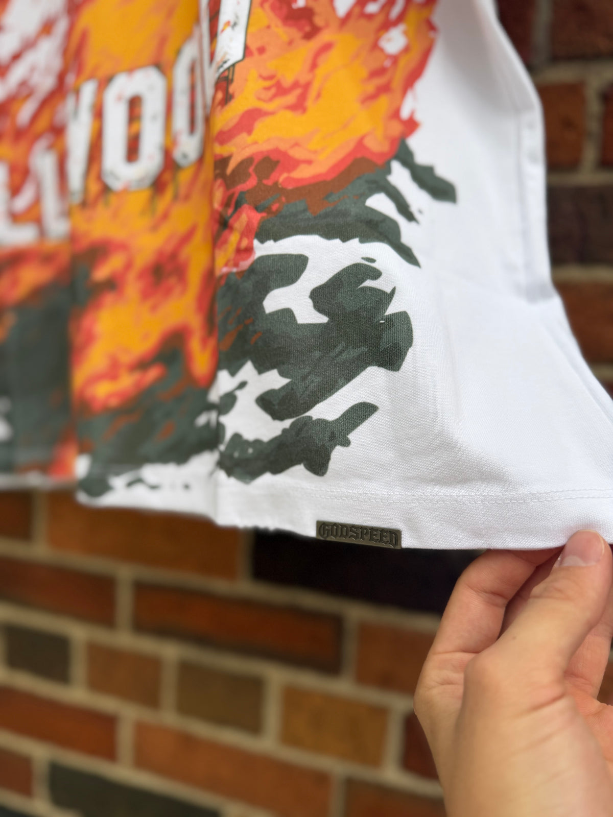 Godspeed Hollywood Inferno Tee White DS