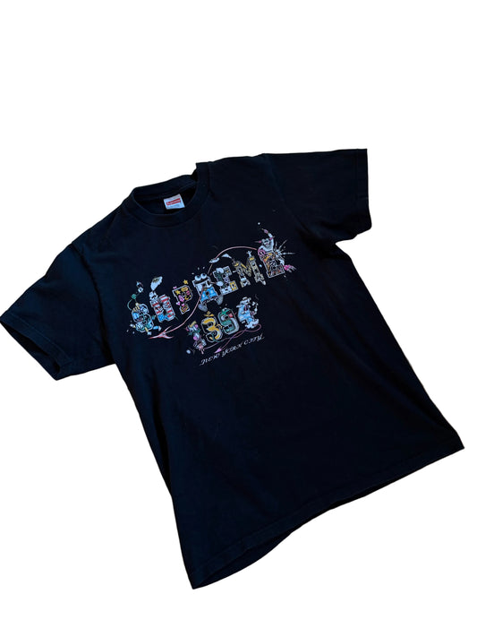 Supreme Black Varsity Tee Size Small