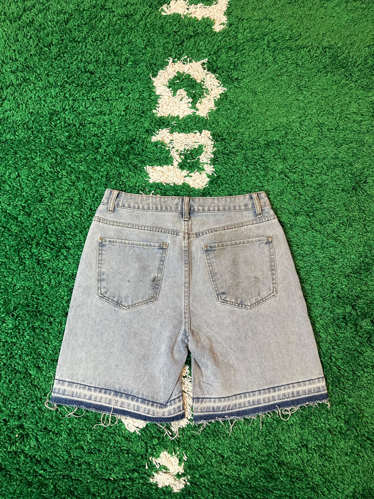 Rhinestone Jorts Size Small